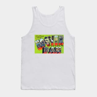 Greetings from Hoover Dam - Vintage Large Letter Postcard Tank Top